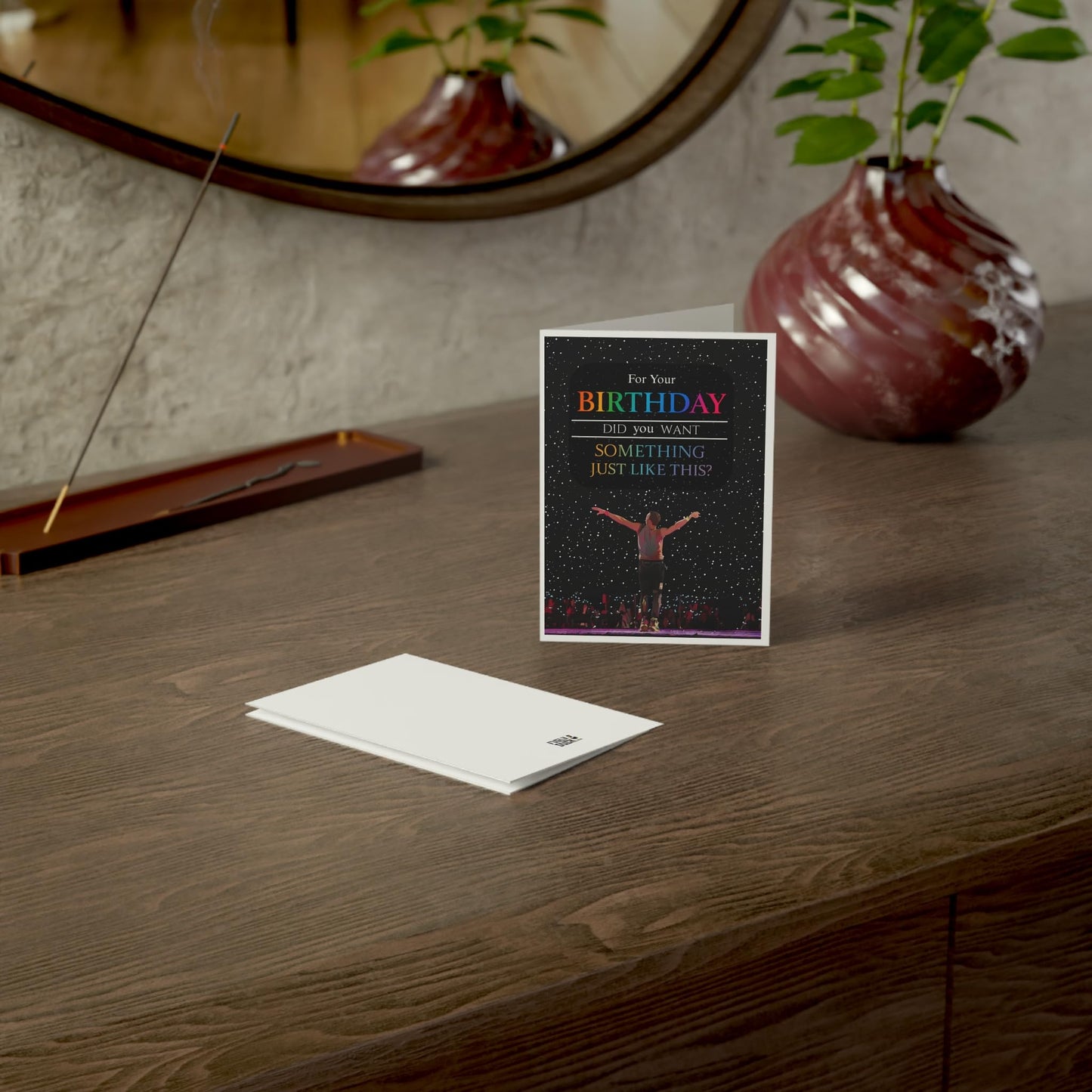 Birthday Card with Ticket Themed Insert - For Your Birthday, Did You Want Something Just Like This?