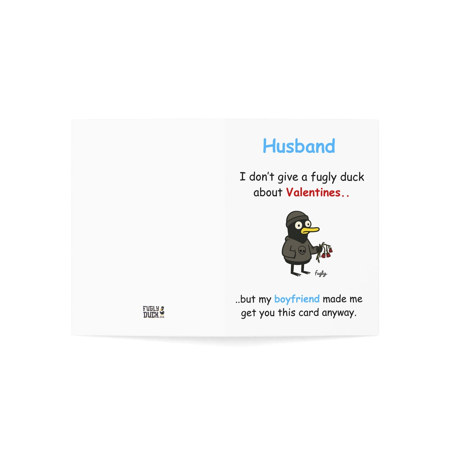 Cheeky Anti Valentines Card for Husband funny Message, Greeting Cards, Valentine's Day Humor (Copy)