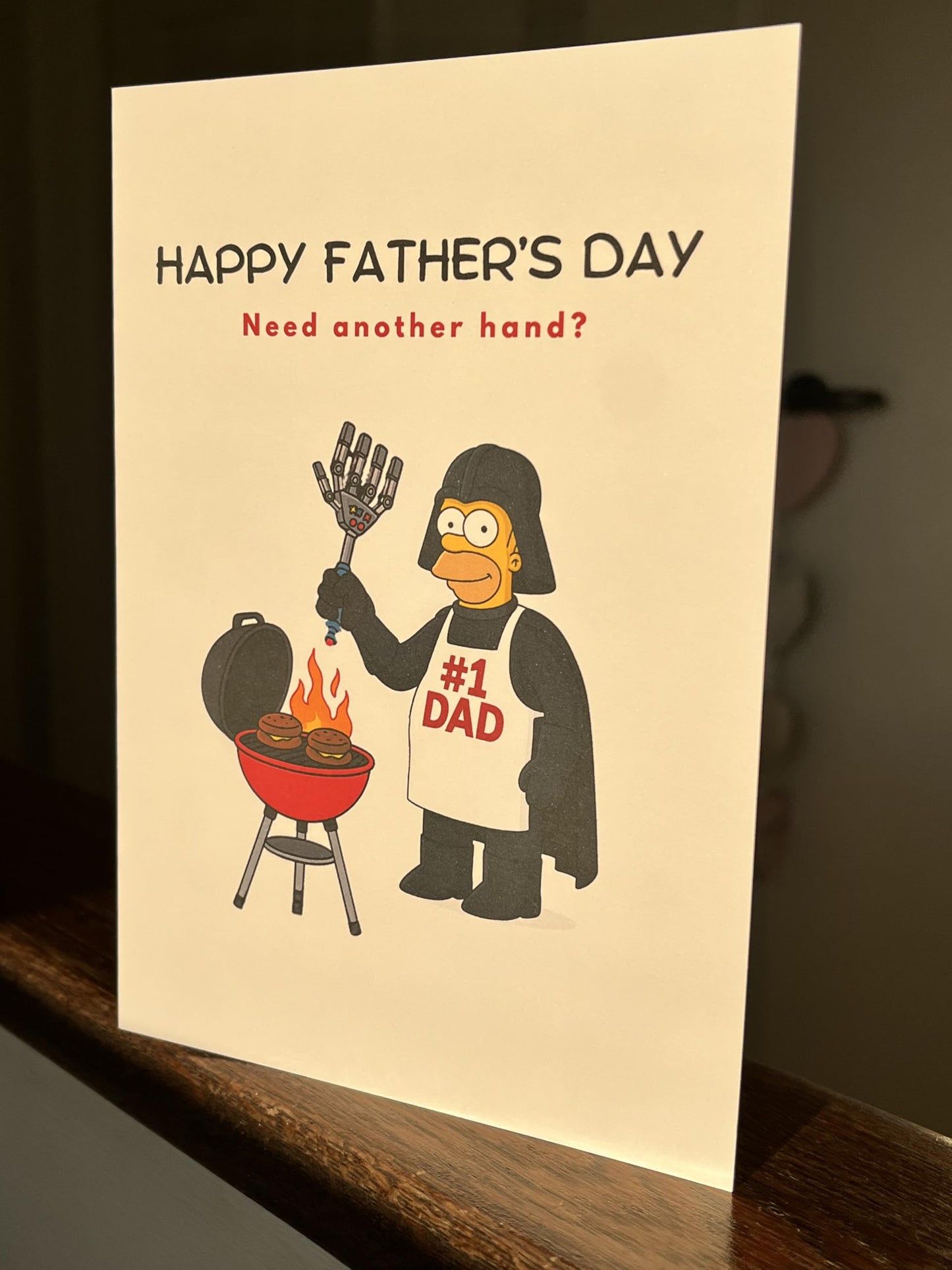 Daft Vader Father's Day Card