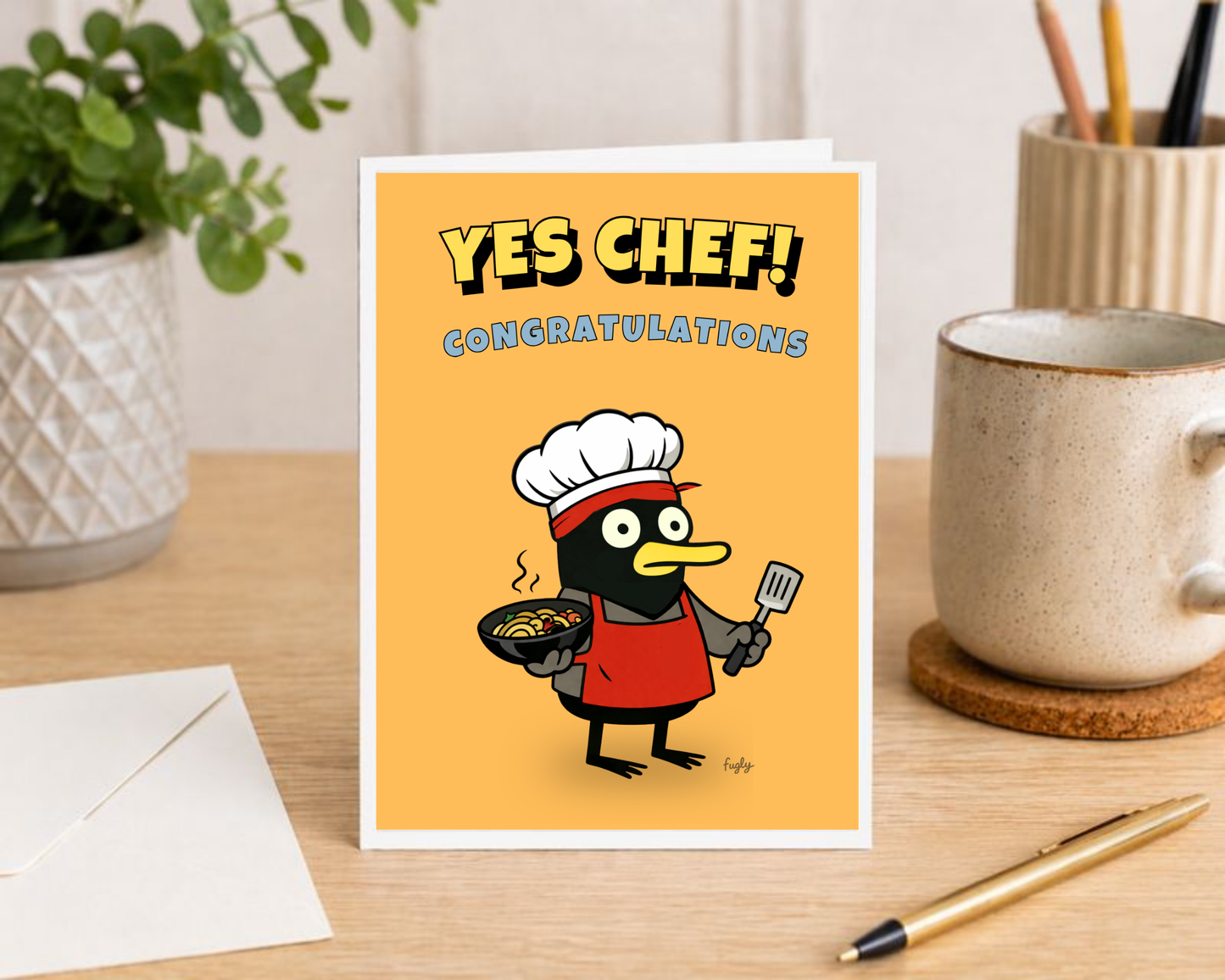 Funny Congratulations Card – Yes Chef