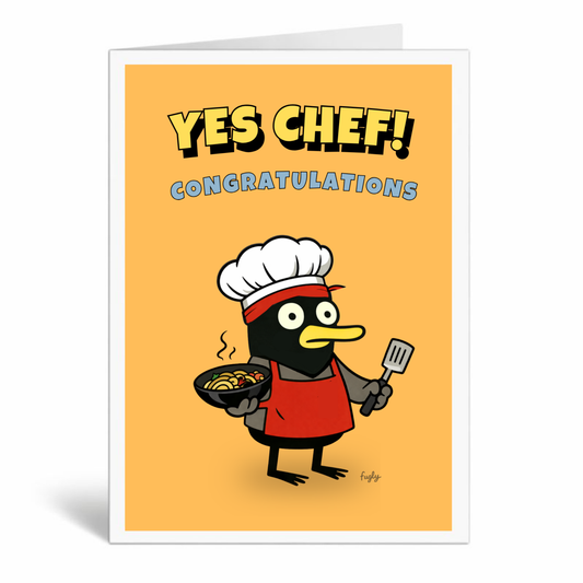 Funny Congratulations Card – Yes Chef