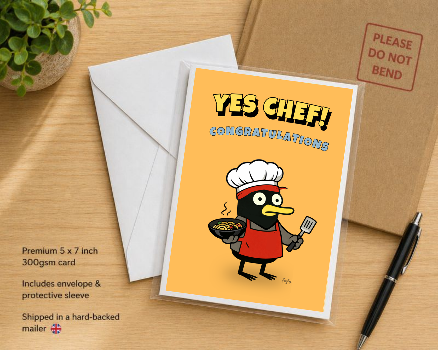 Funny Congratulations Card – Yes Chef