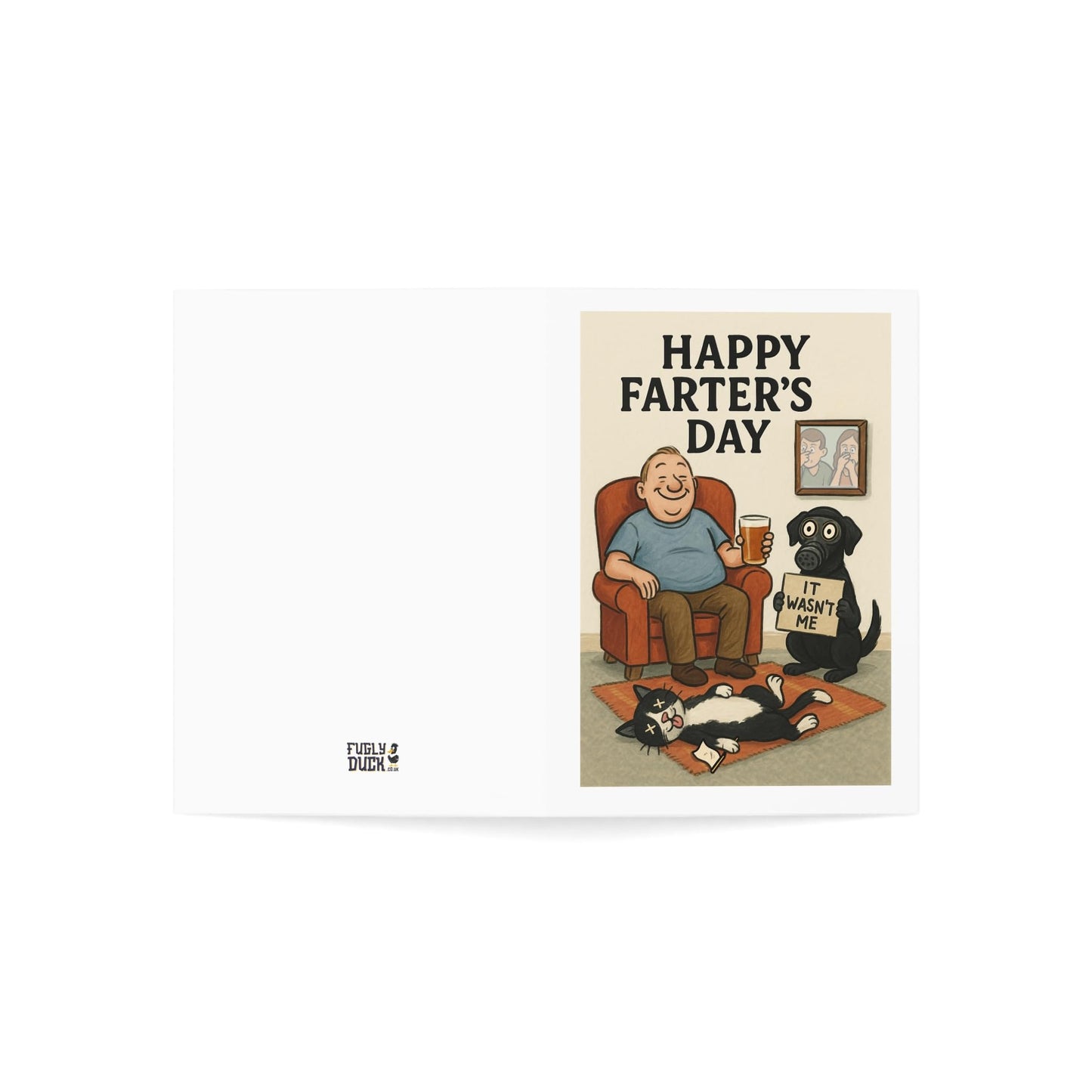 Farters Day Card - Funny Father's Day Farting Themed Card