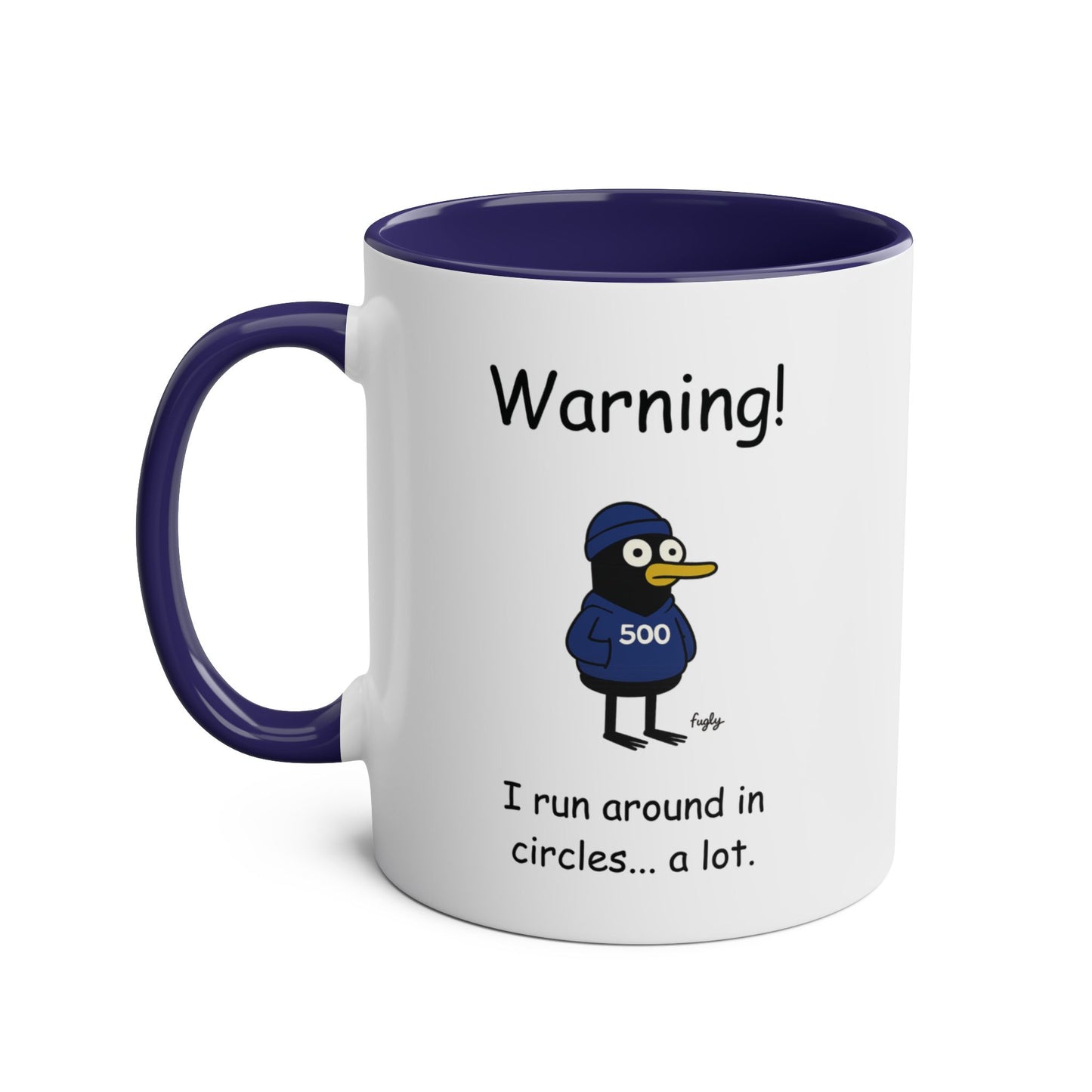 Running Milestone 50, 100, 250 Mug, Funny Runner's Gift, Two-Tone MIlestone Themed Mug