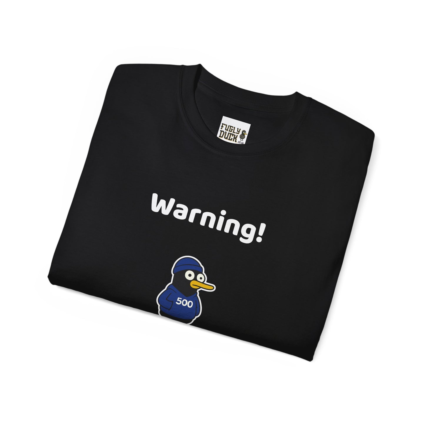 Running 500 Milestone T-Shirt - Funny 'Warning - I Run In Circles.. A Lot' strapline