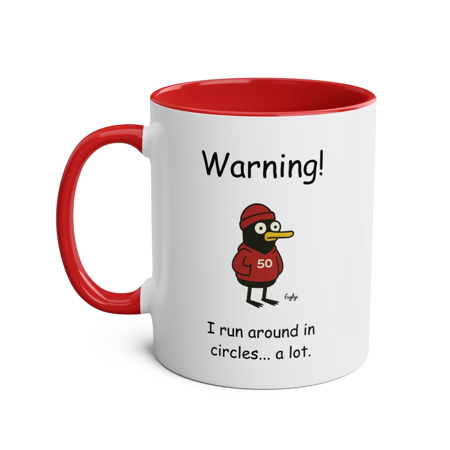 Running Milestone 50, 100, 250 Mug, Funny Runner's Gift, Two-Tone MIlestone Themed Mug