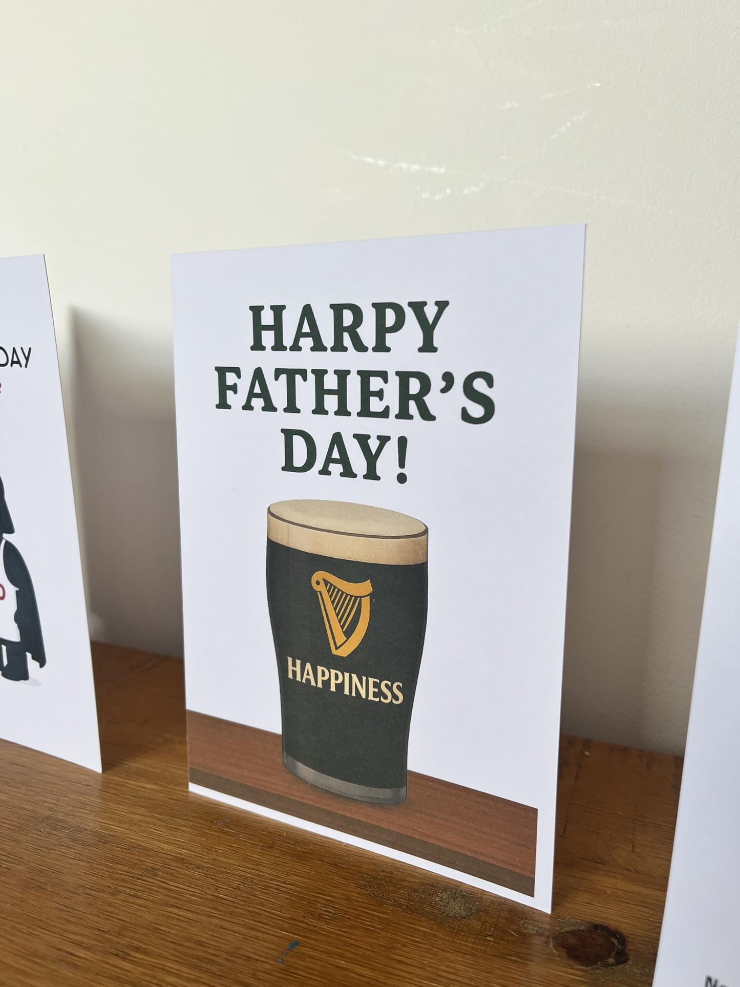 Harpy Father's Day Card - Father's Day Guinness Themed Card