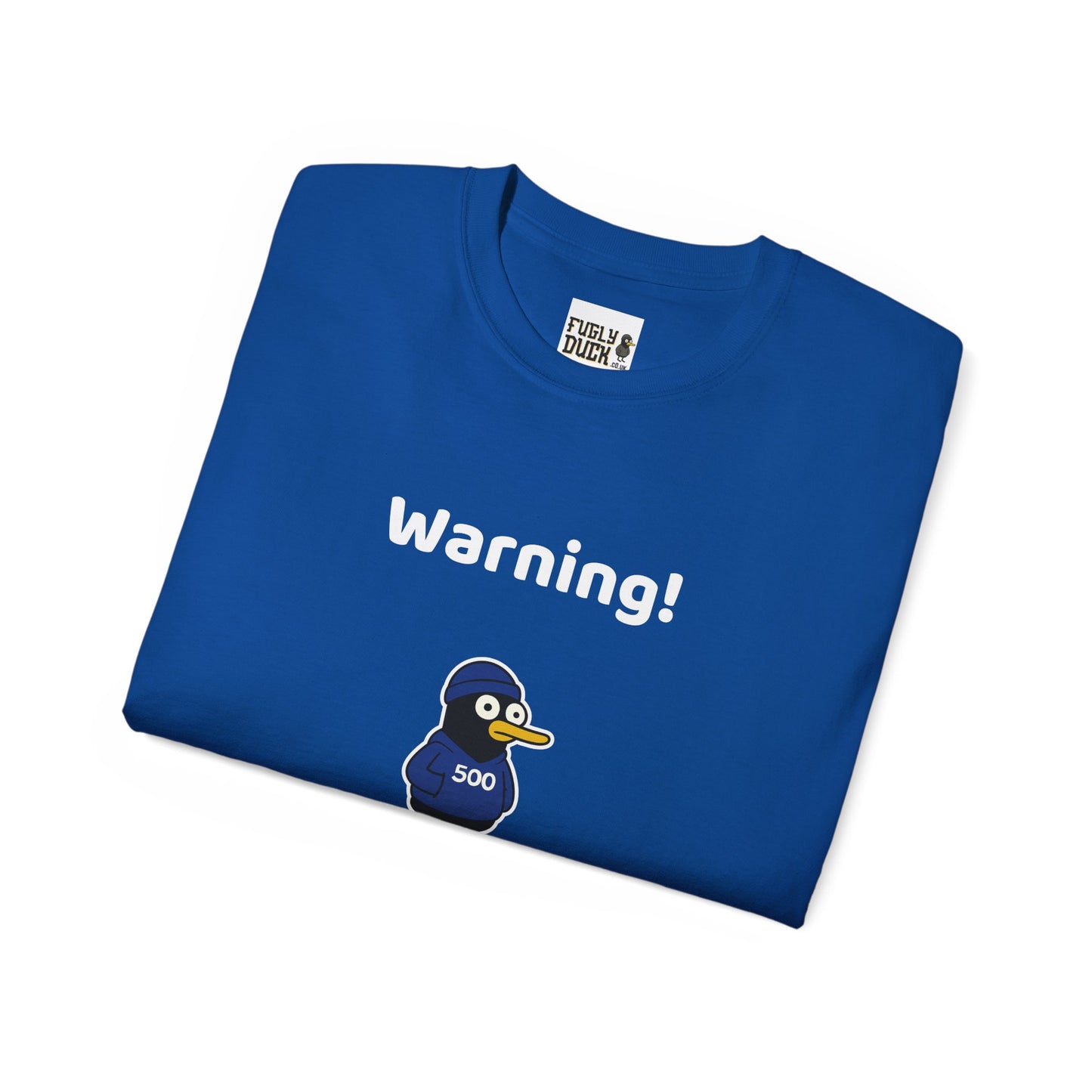 Running 500 Milestone T-Shirt - Funny 'Warning - I Run In Circles.. A Lot' strapline