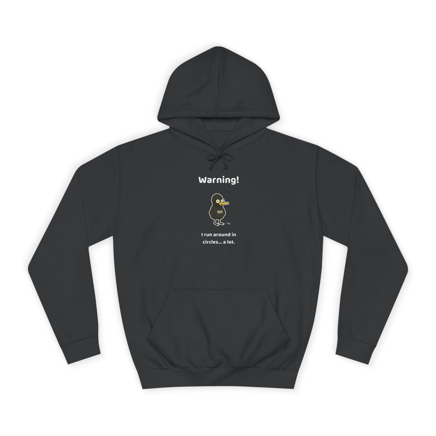 Running Milestone Hoodie | 5K 50 100 250 500 Distance Celebration With Funny Running in Circles Message
