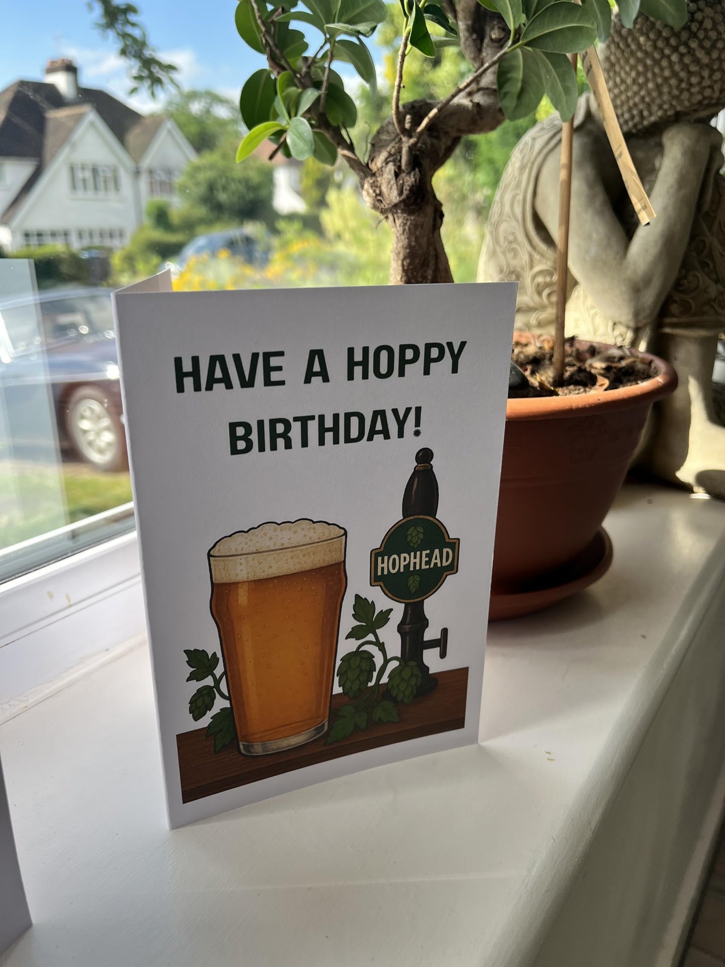Hoppy Birthday Card - Hophead Themed Birthday Card