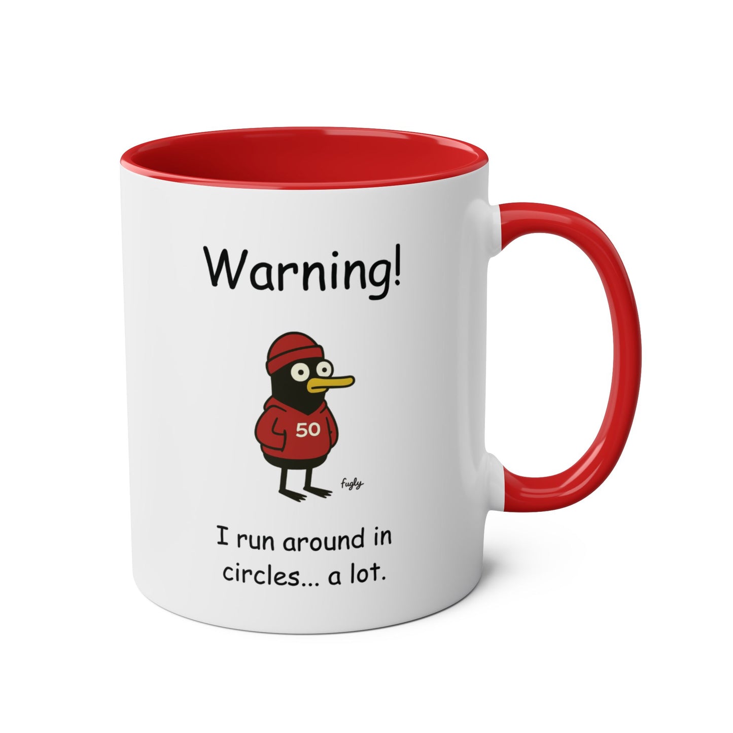 Running Milestone 50, 100, 250 Mug, Funny Runner's Gift, Two-Tone MIlestone Themed Mug