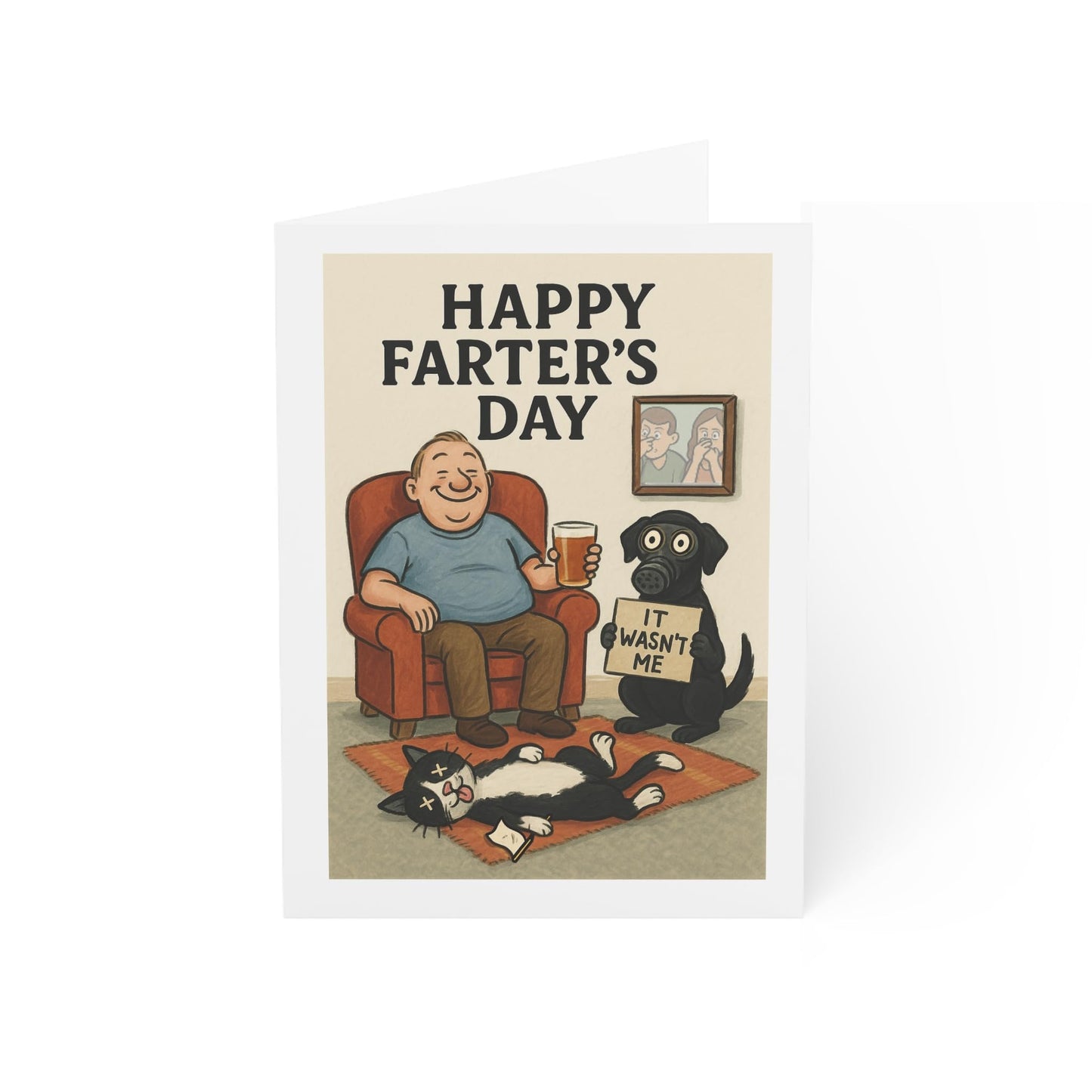 Farters Day Card - Funny Father's Day Farting Themed Card
