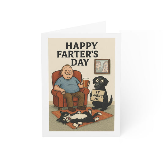 Farters Day Card - Funny Father's Day Farting Themed Card