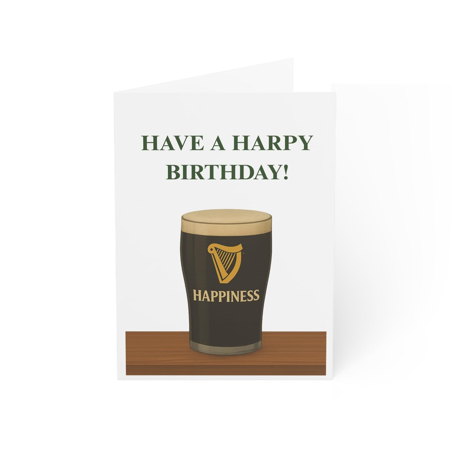 Harpy Birthday Card - Guinness Themed Birthday Card