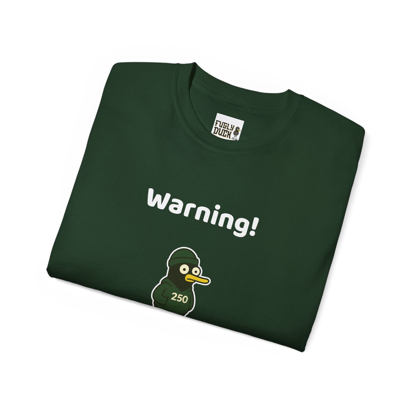 Running 250 Milestone T-Shirt - Funny 'Warning - I Run in Circles.. a Lot' Message