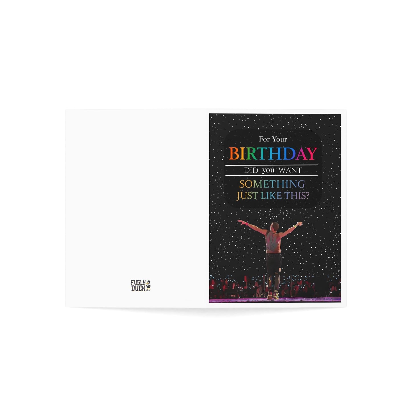 Birthday Card with Ticket Themed Insert - For Your Birthday, Did You Want Something Just Like This?