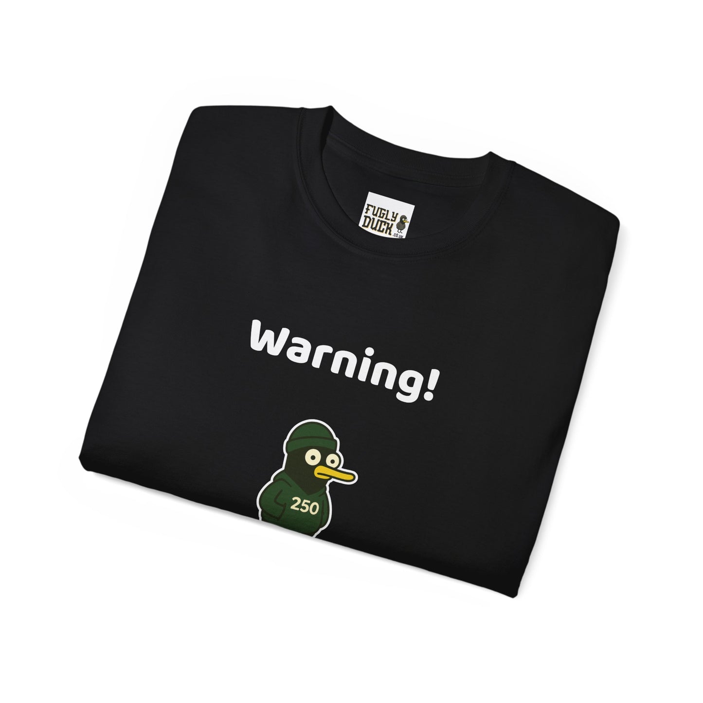 Running 250 Milestone T-Shirt - Funny 'Warning - I Run in Circles.. a Lot' Message