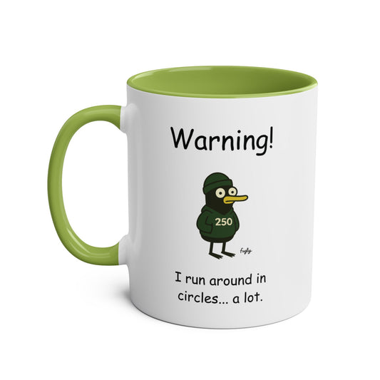 Running 250 Milestone Mug – You Ran in Circles, a Lot