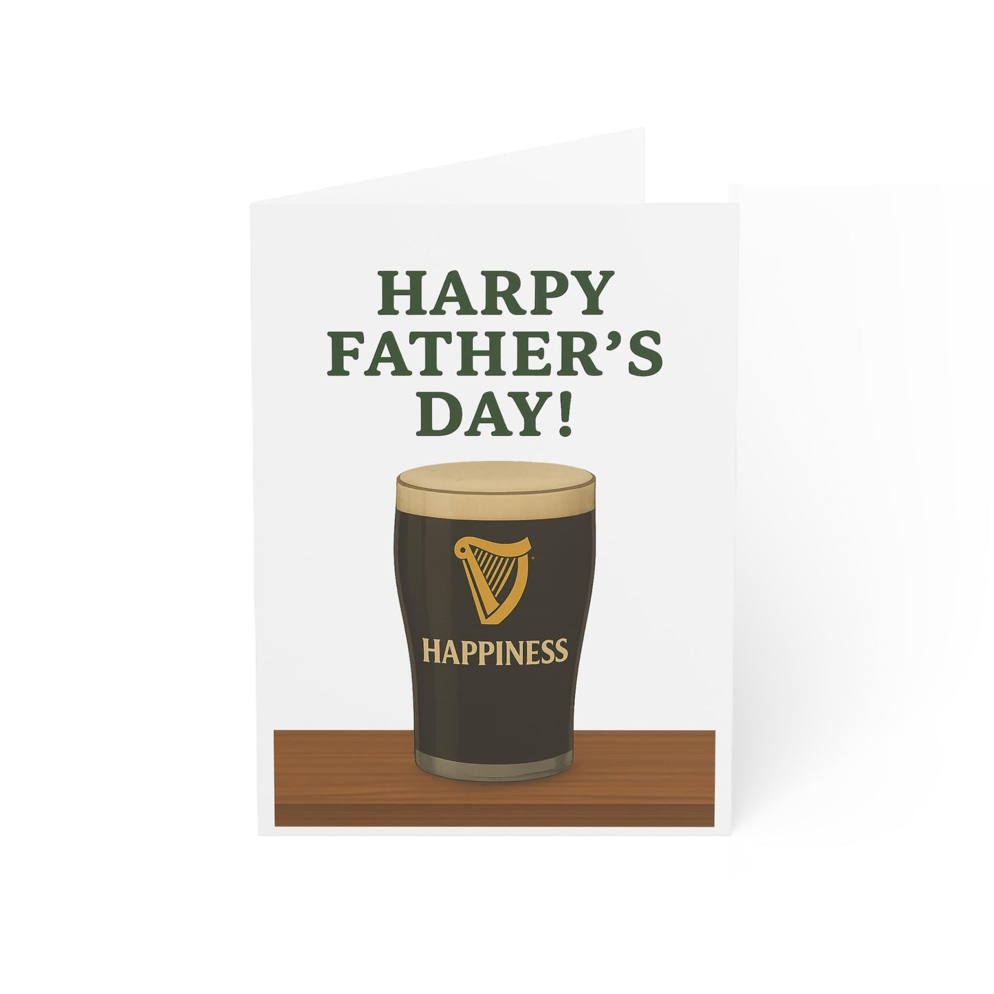 Harpy Father's Day Card - Father's Day Guinness Themed Card
