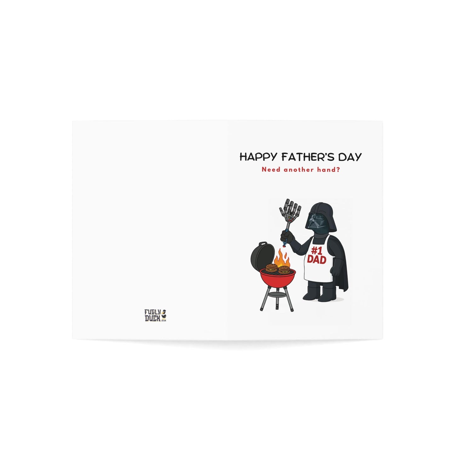 Daft Vader BBQ Fathers Day Card