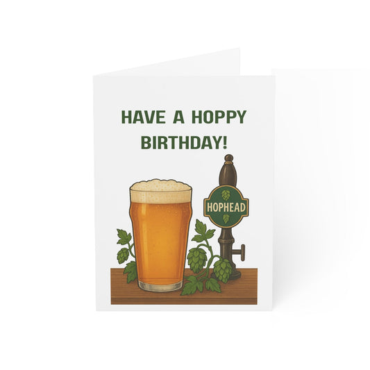 Hoppy Birthday Card - Hophead Themed Birthday Card