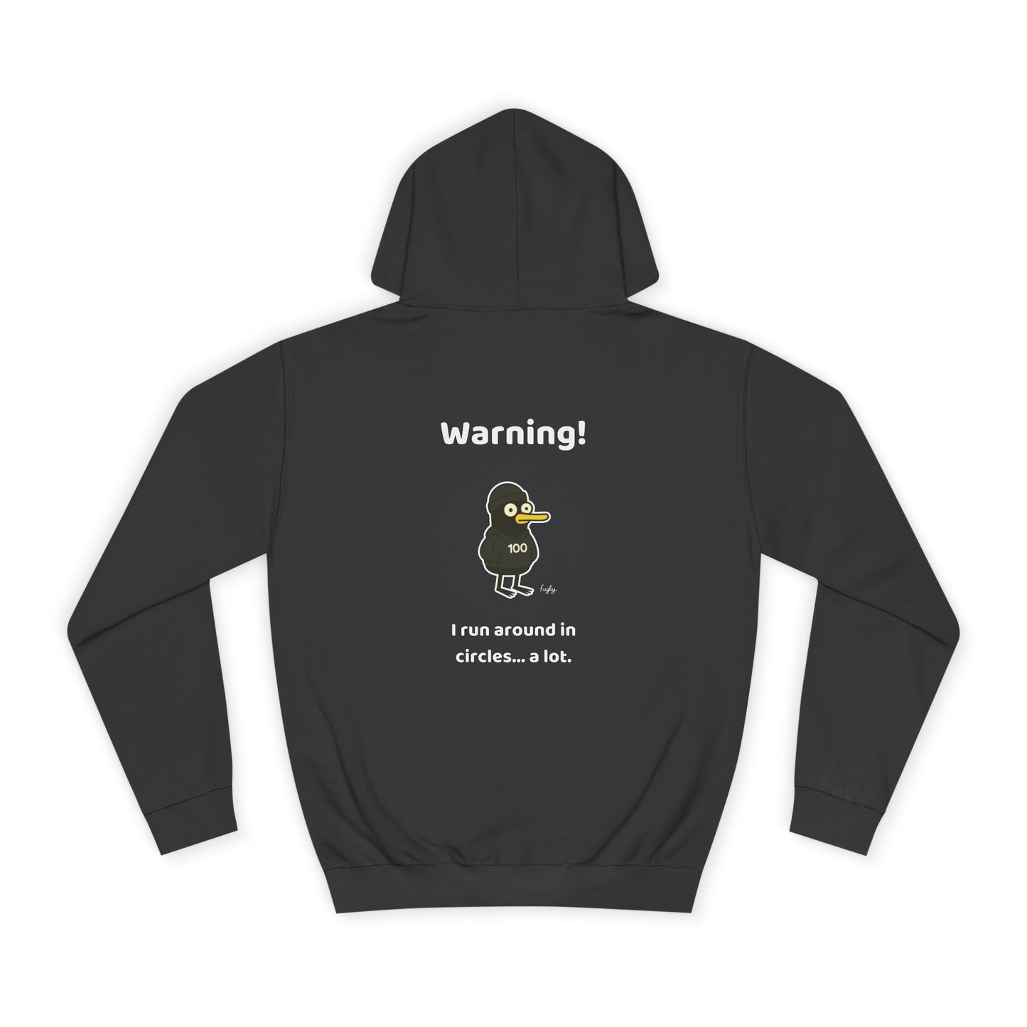 Running Milestone Hoodie | 5K 50 100 250 500 Distance Celebration With Funny Running in Circles Message