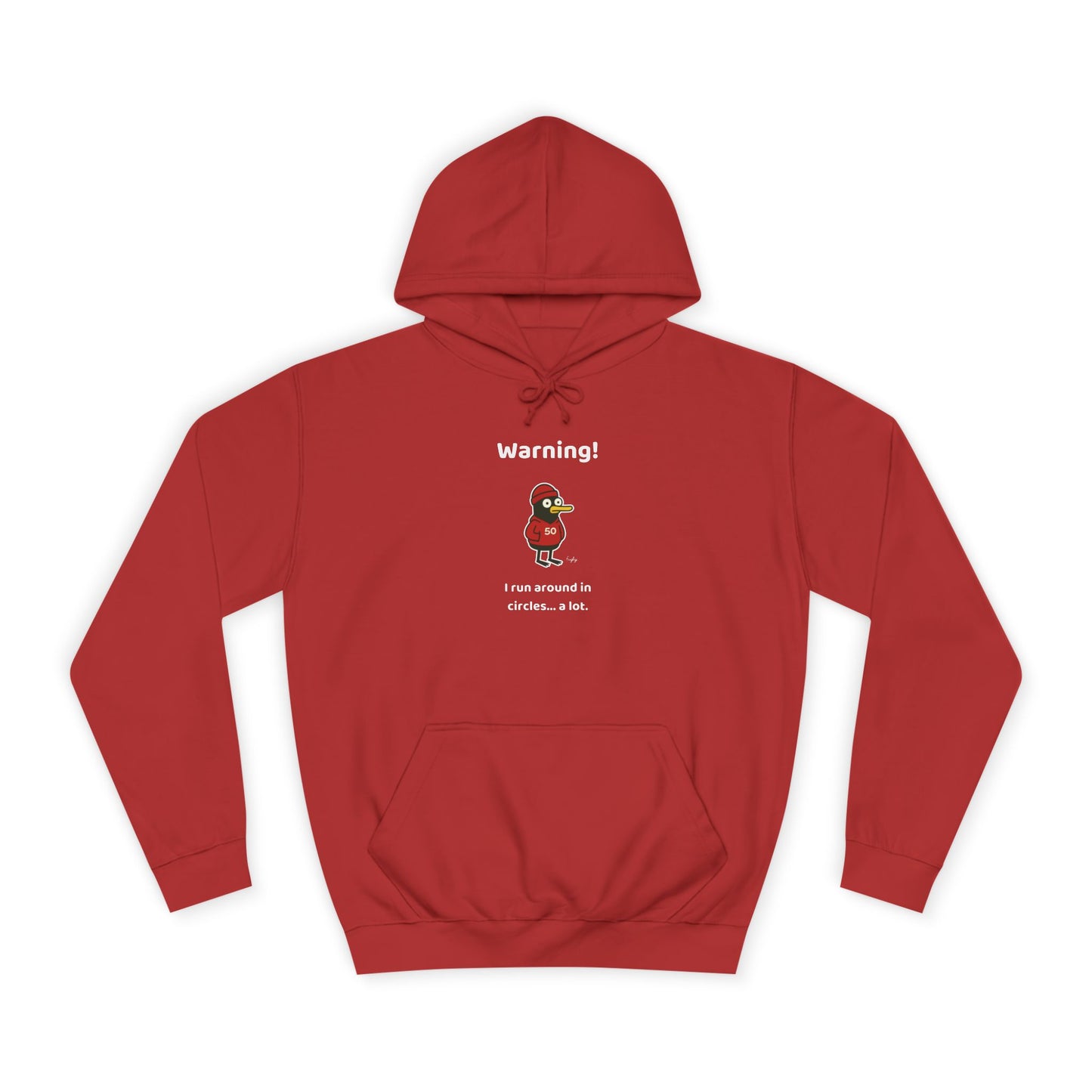 Running Milestone Hoodie | 5K 50 100 250 500 Distance Celebration With Funny Running in Circles Message