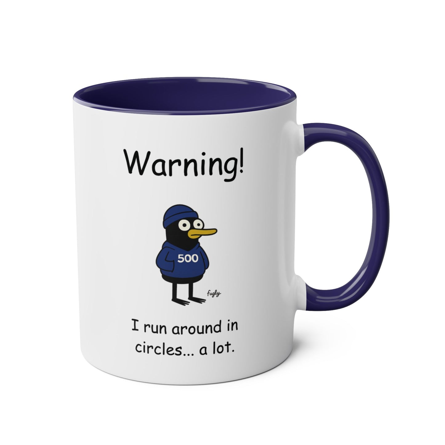 Running Milestone 50, 100, 250 Mug, Funny Runner's Gift, Two-Tone MIlestone Themed Mug