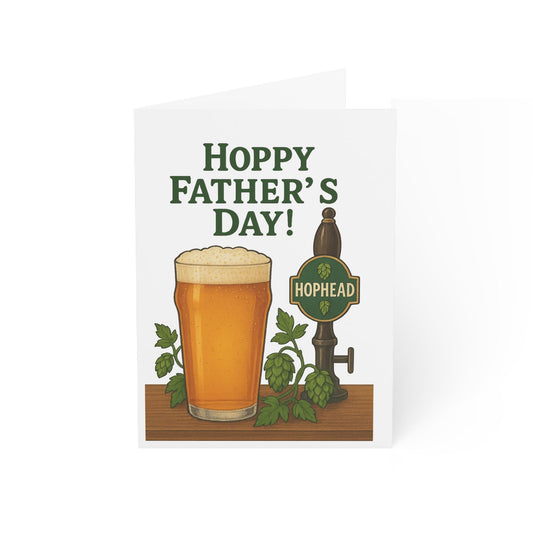 Hoppy Father's Day Card - Father's Day Beer Themed Card