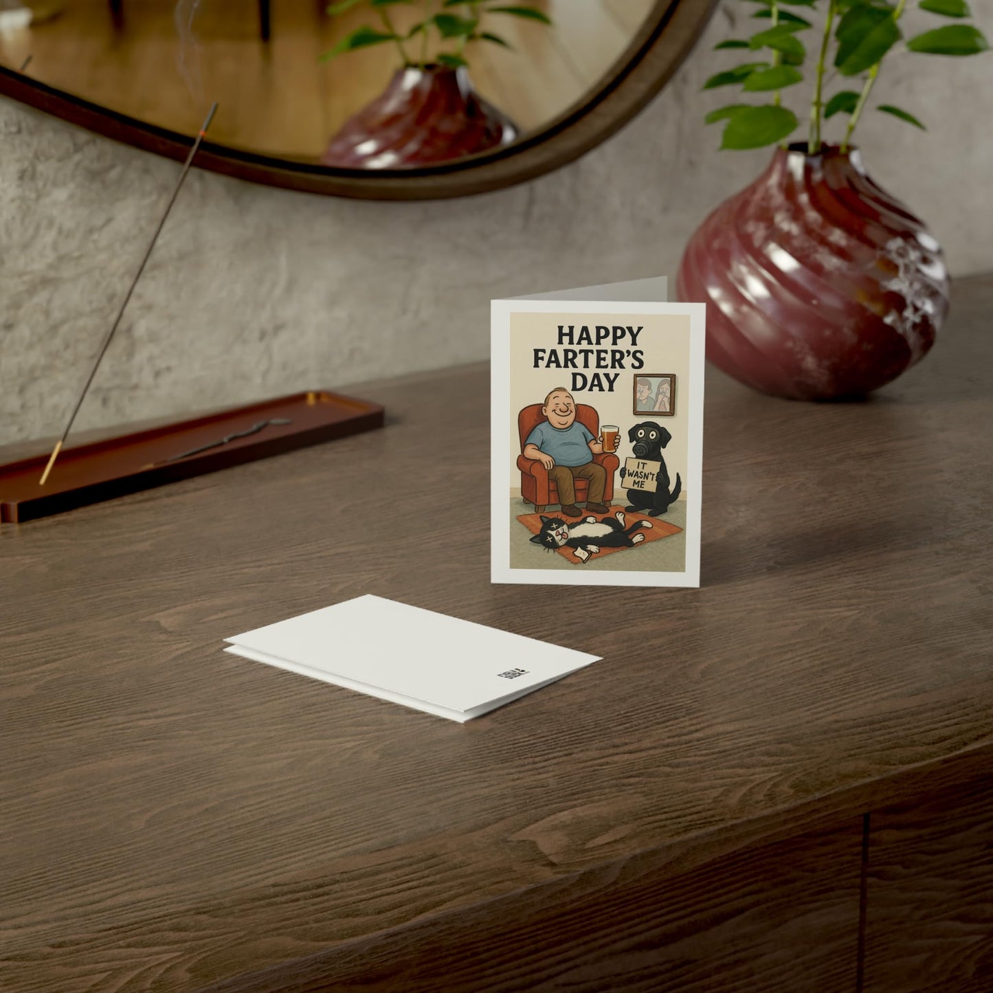 Farters Day Card - Funny Father's Day Farting Themed Card