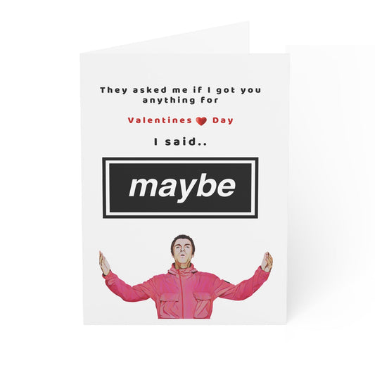 Oasis Themed Valentines Card