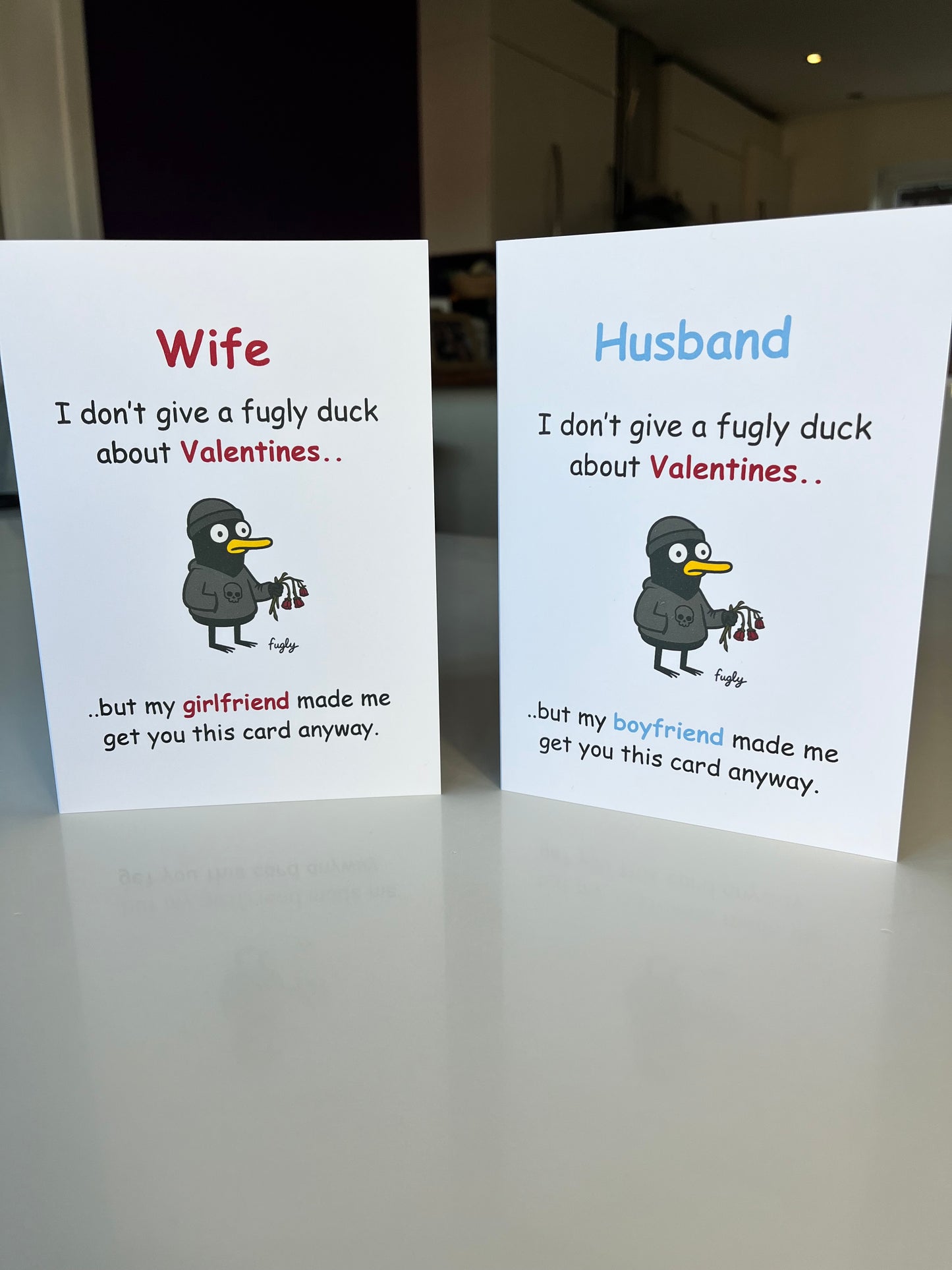 Cheeky Anti Valentines Card for Husband funny Message, Greeting Cards, Valentine's Day Humor (Copy)