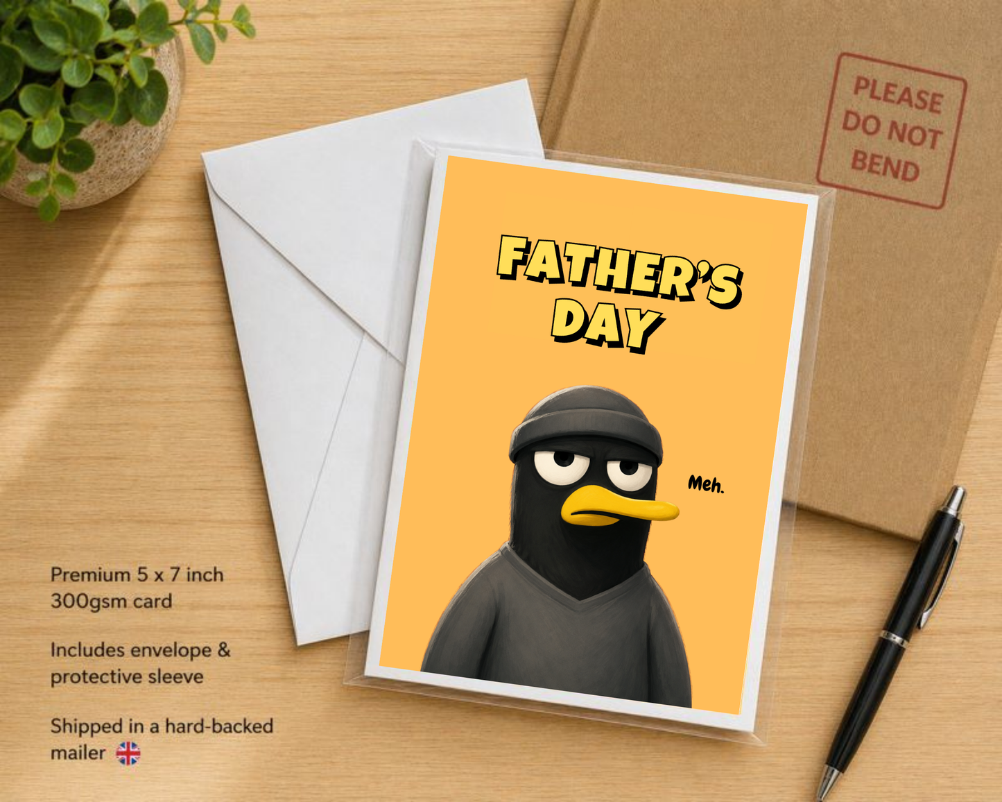 Funny Father’s Day Card – Father’s Day. Meh.