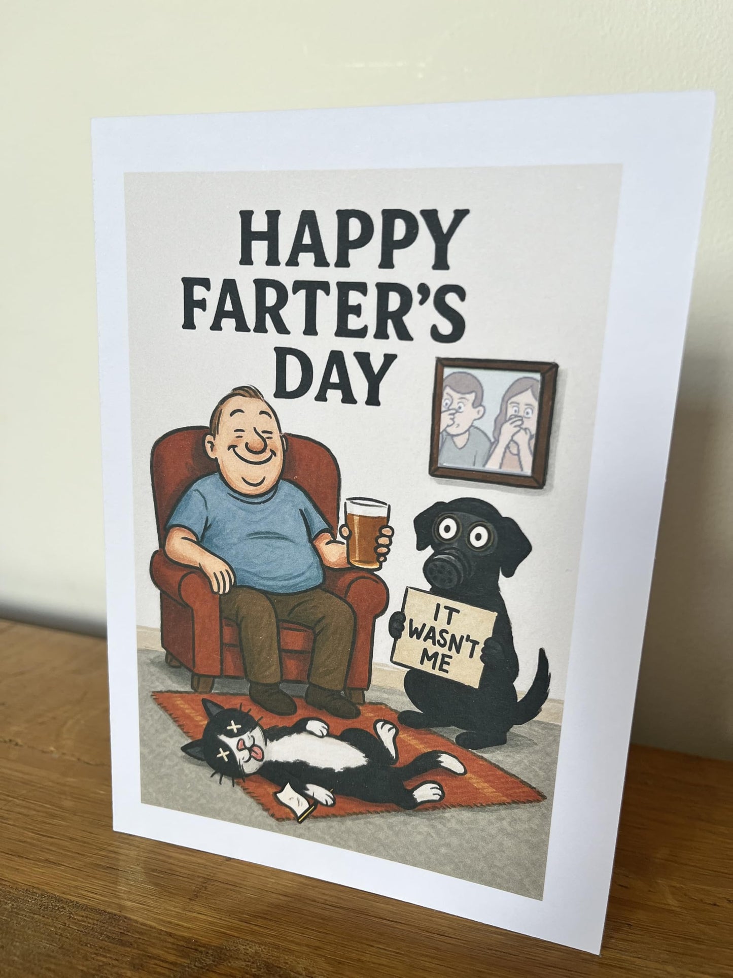 Farters Day Card - Funny Father's Day Farting Themed Card