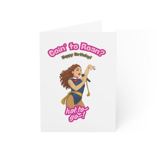 Chappell Roan Concert Themed Birthday Card with 'Hot to Go' Ticket Style Insert