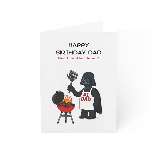Daft Vader Dad Birthday Card