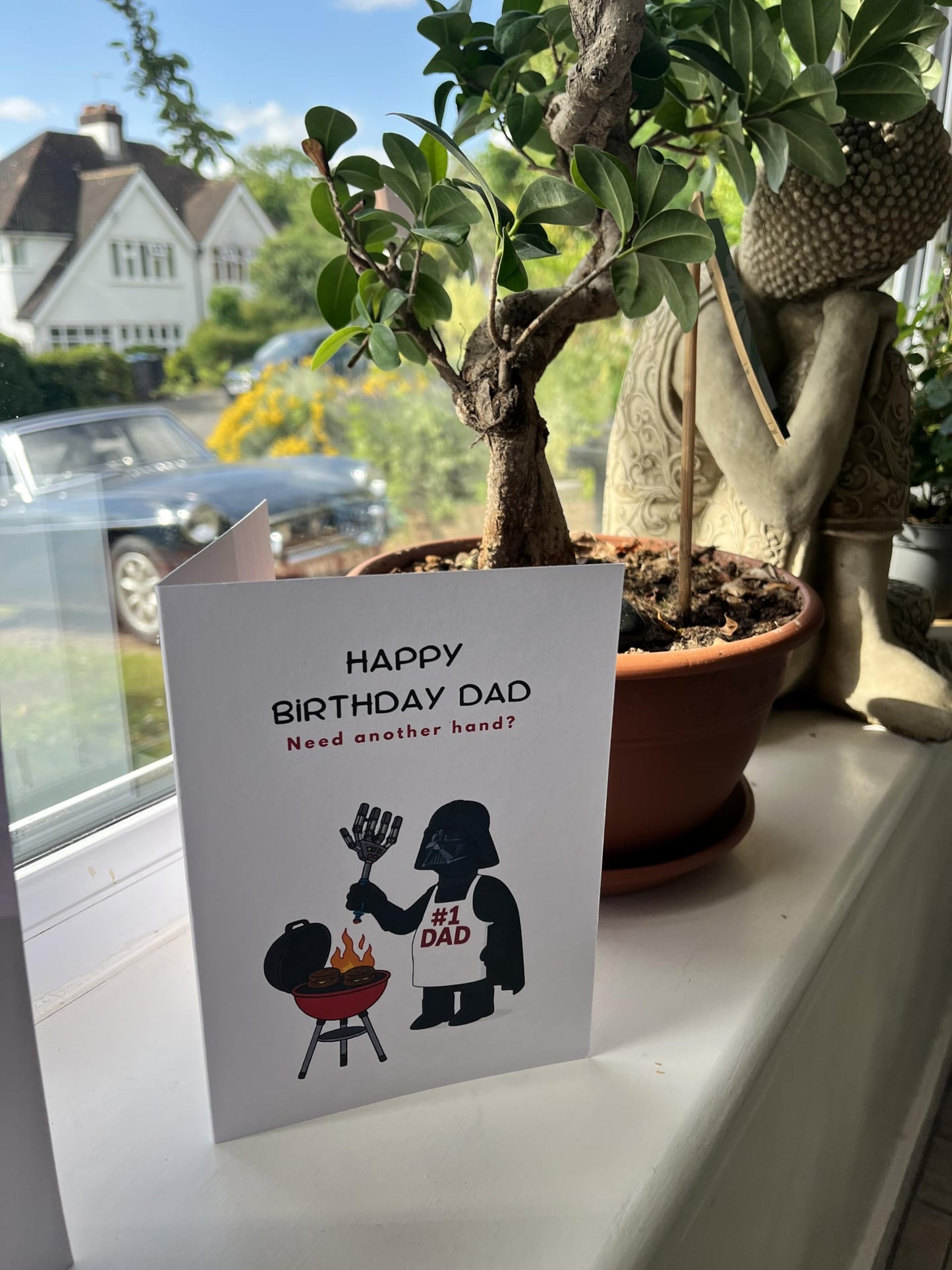 Daft Vader Dad Birthday Card