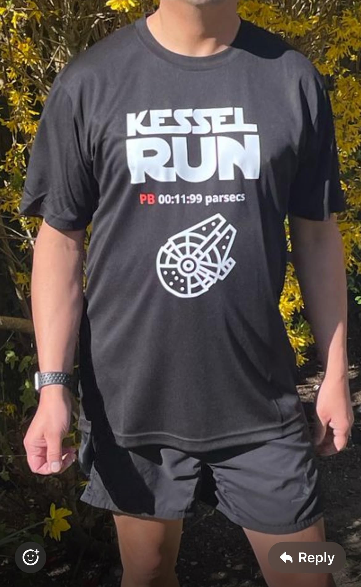 Kessel Run Race T-Shirt, Sci-fi Running Tee, Funny Movie Quote Shirt, Unisex Marathon Top, Galaxy Black