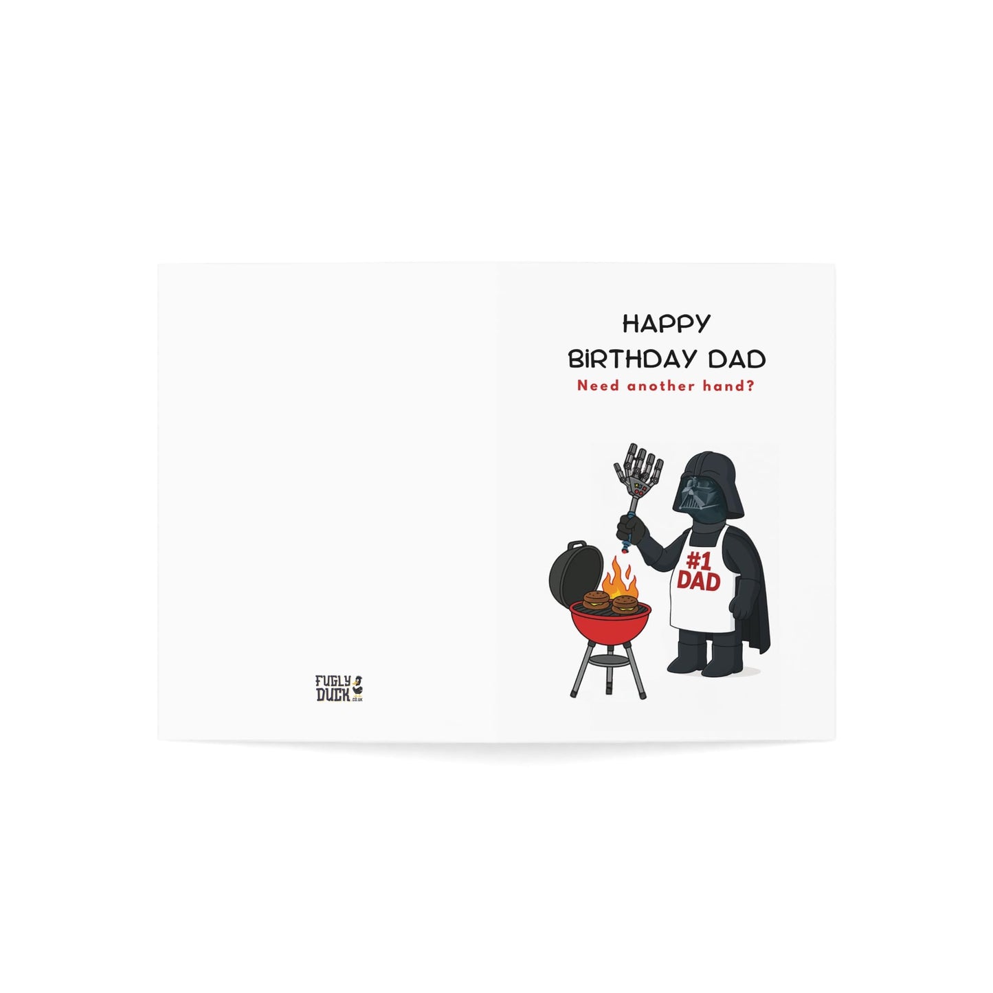 Daft Vader Dad Birthday Card