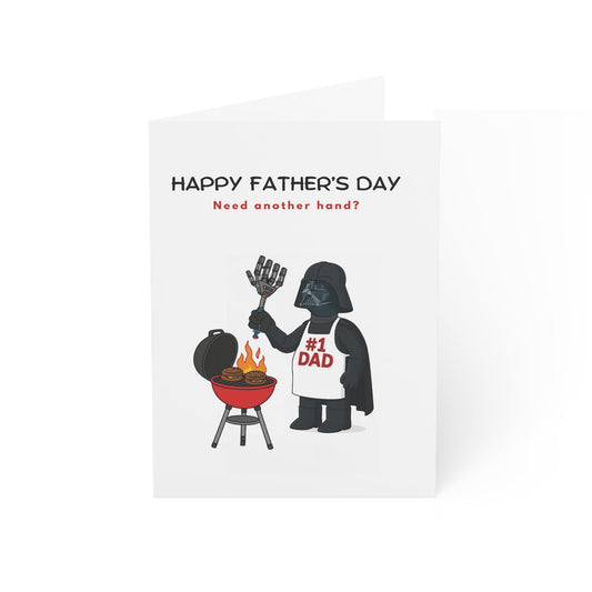 Daft Vader BBQ Fathers Day Card